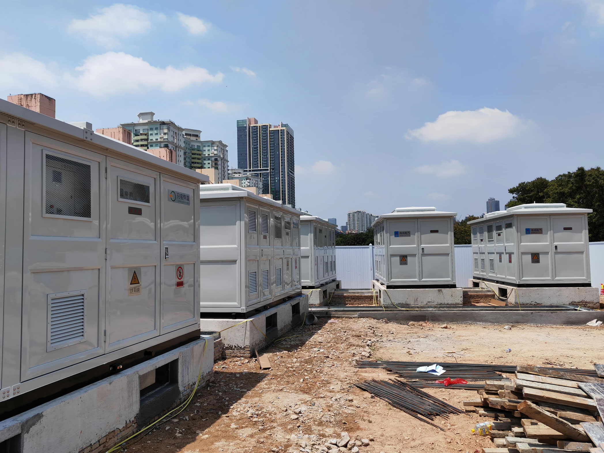 深圳歡樂穀停車場電動汽車充電站工程